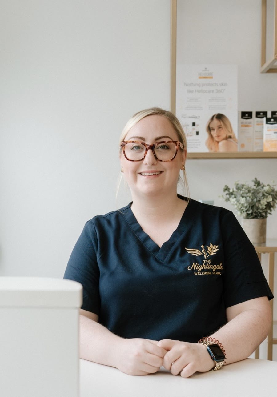 Amy, Registered Midwife and Independent Prescriber, and founder of The Nightingale Wellness Clinic